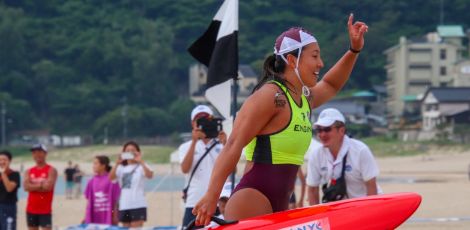 ウメモトマテリアル:私たちも応援しています。 - :世界に挑むライフセーバー 田崎沙楽選手